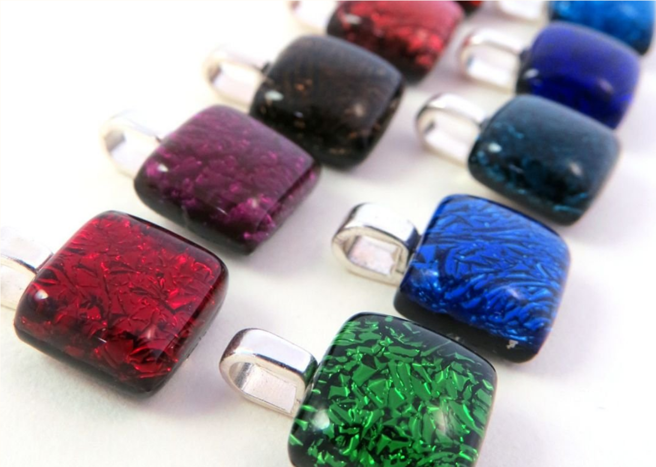 Dichroic Fused Glass Jewellery