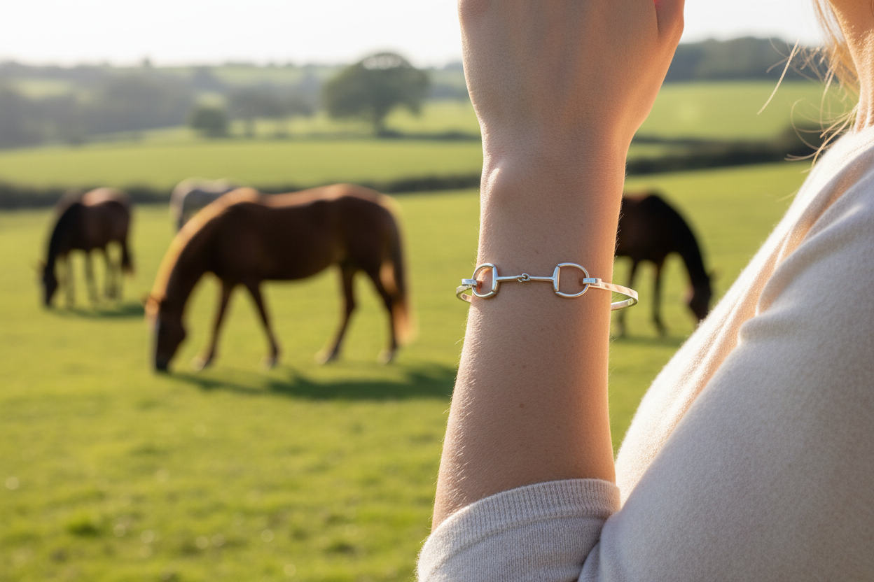 Snaffle Bit Bangle