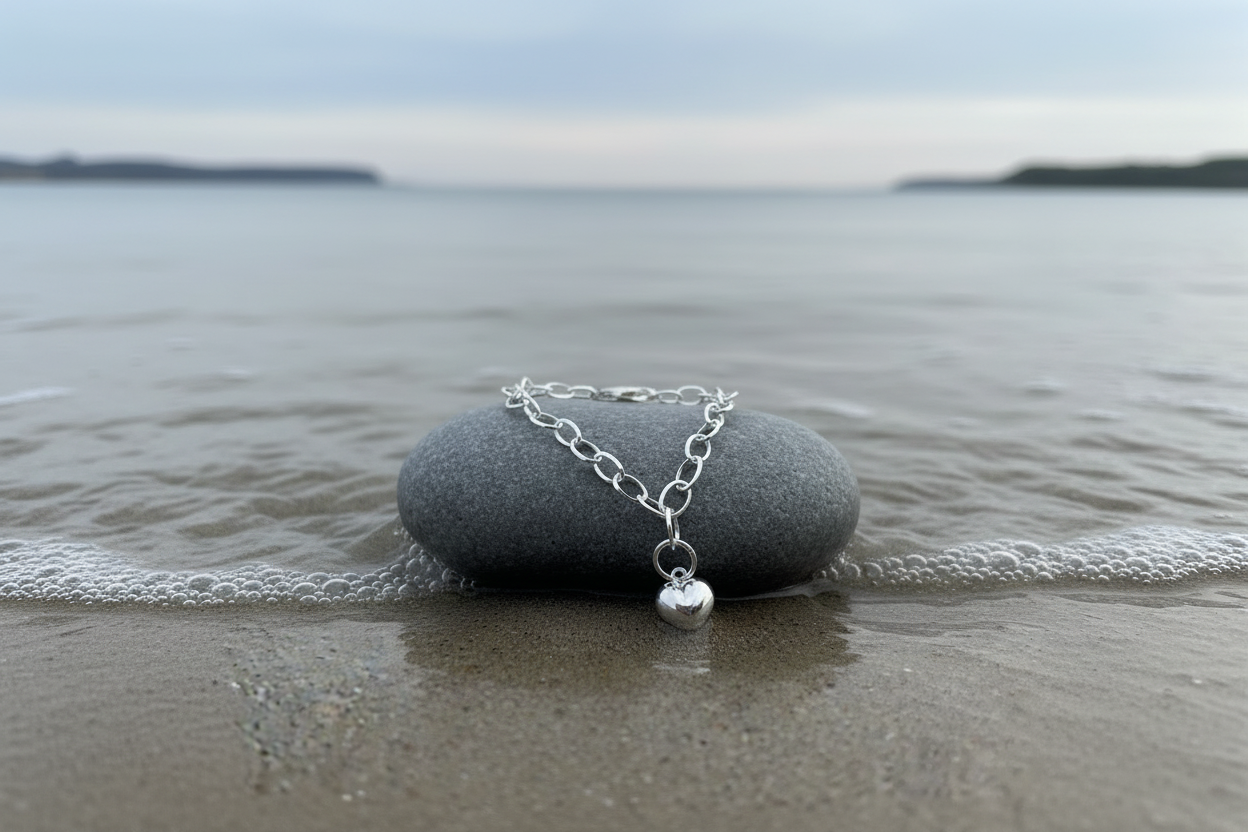 Heart Linked Bracelet