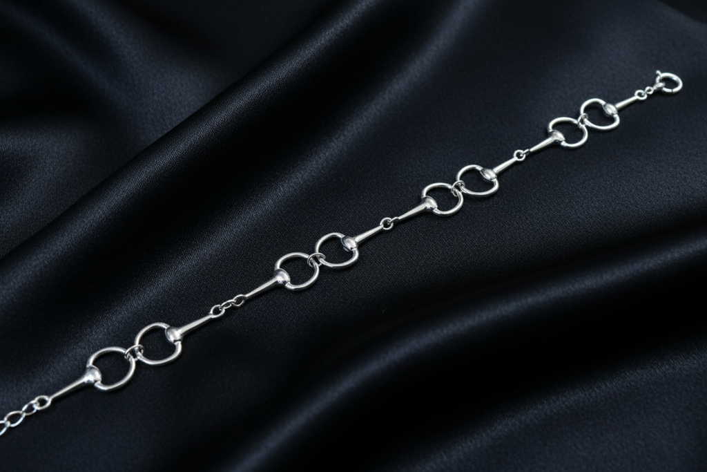 Snaffle Bit Multi Linked Equestrian Bracelet