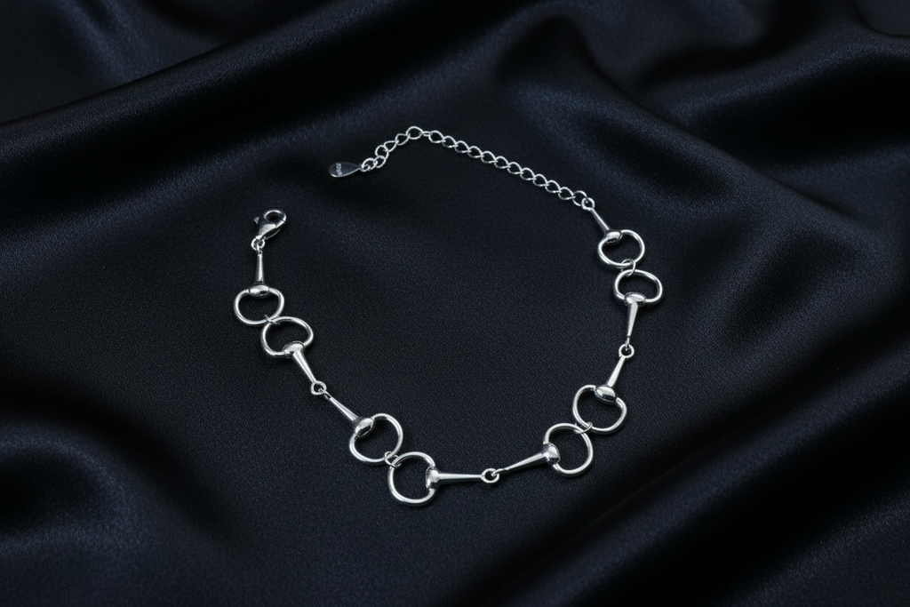 Snaffle Bit Multi Linked Equestrian Bracelet