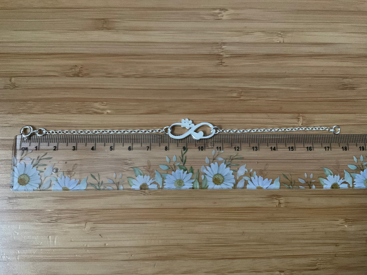 Paw Print Infinity Heart Bracelet