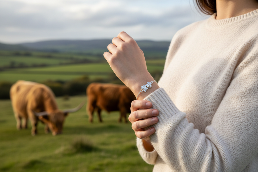 Highland Cow Bracelet