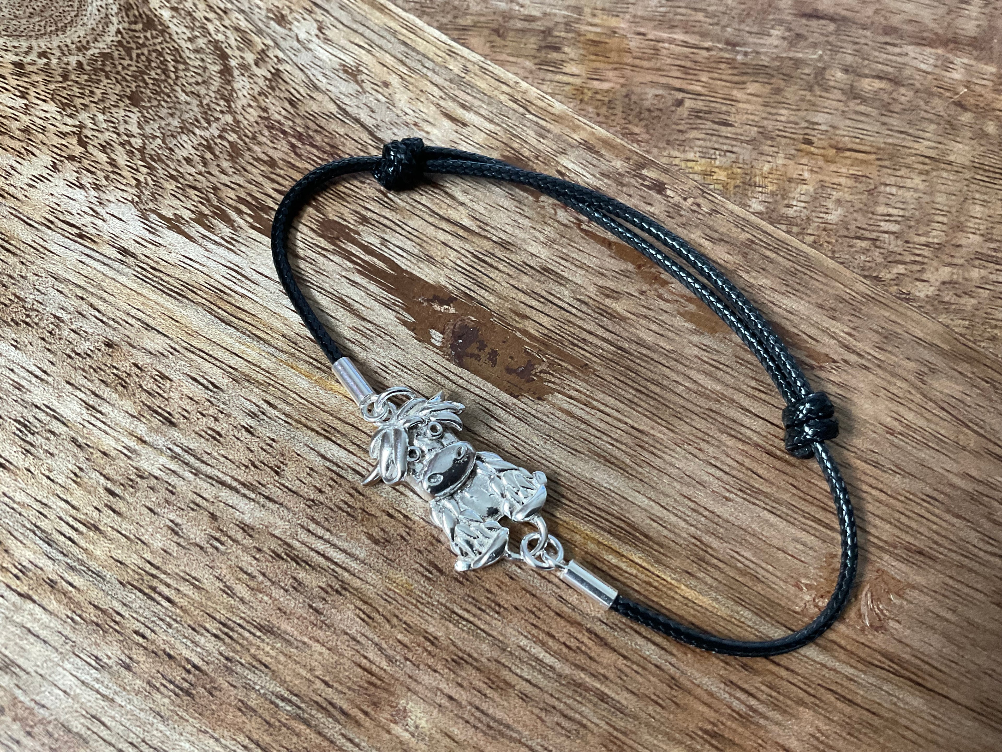 Highland Cow Adjustable Bracelet