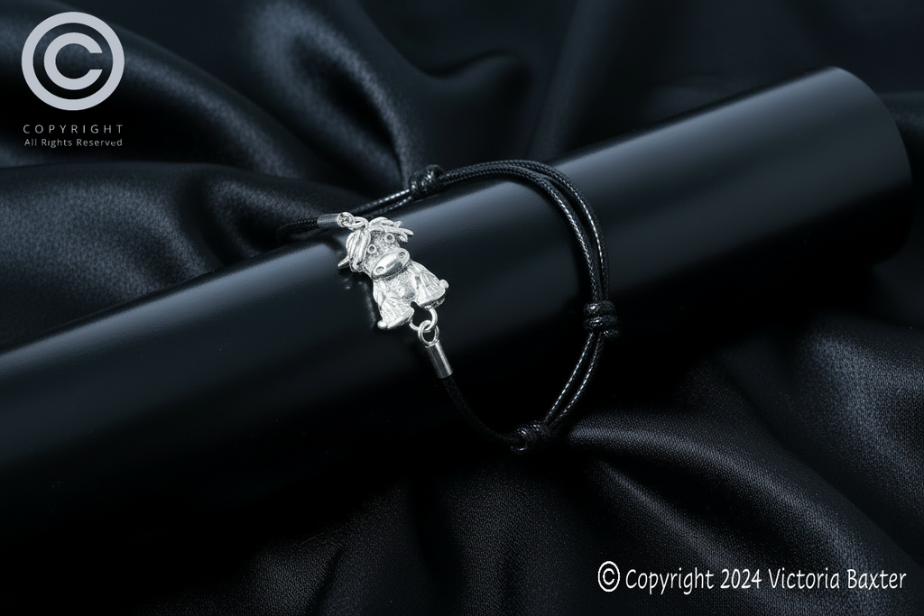 Highland Cow Adjustable Bracelet