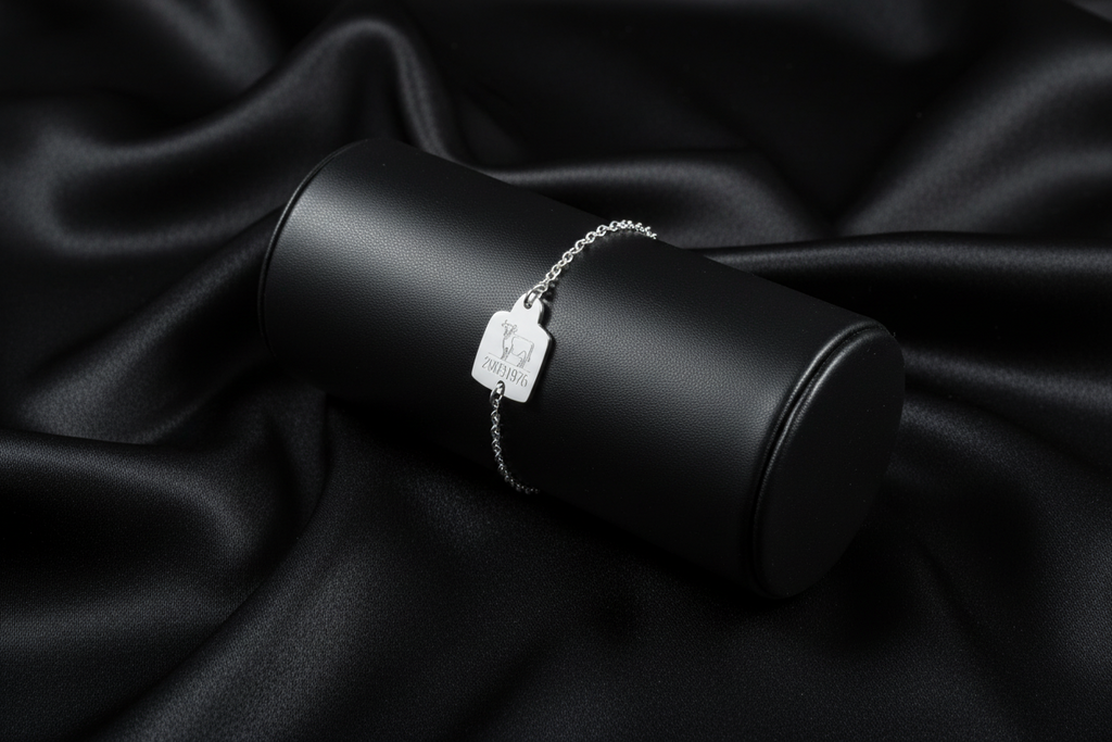 Cow Tag Bracelet