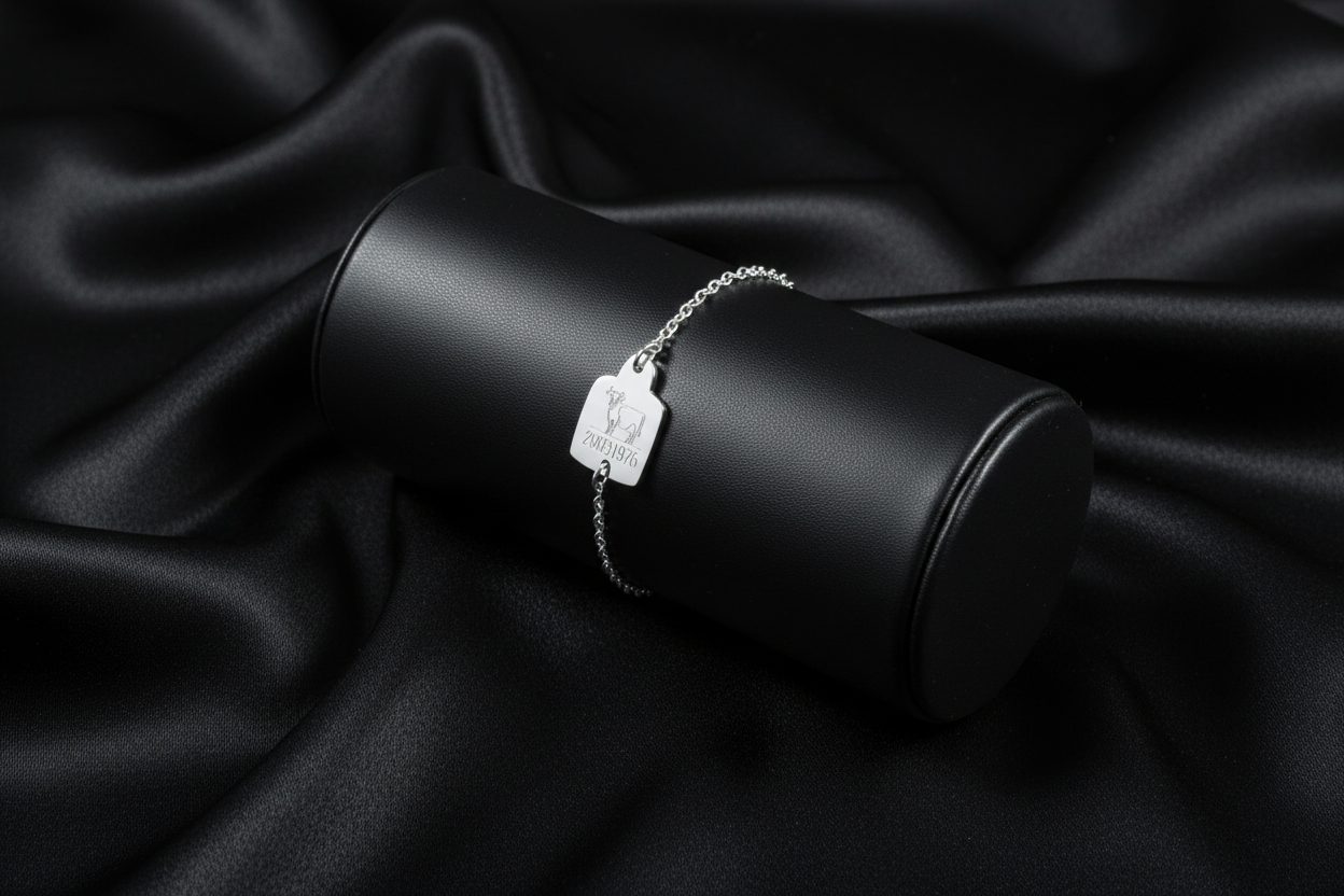 Cow Tag Bracelet