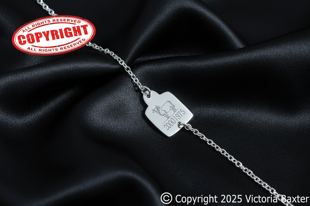 Cow Tag Bracelet