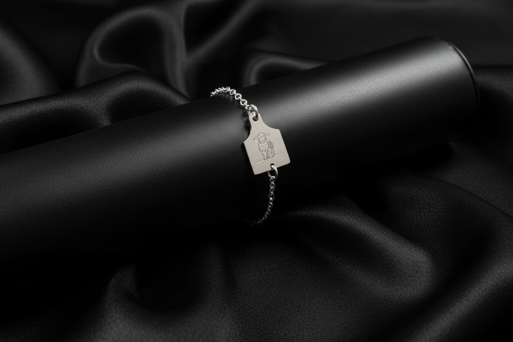 Cow Tag Bracelet
