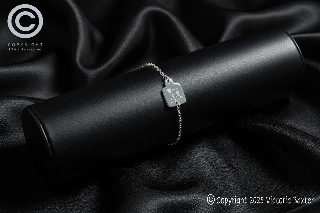 Cow Tag Bracelet