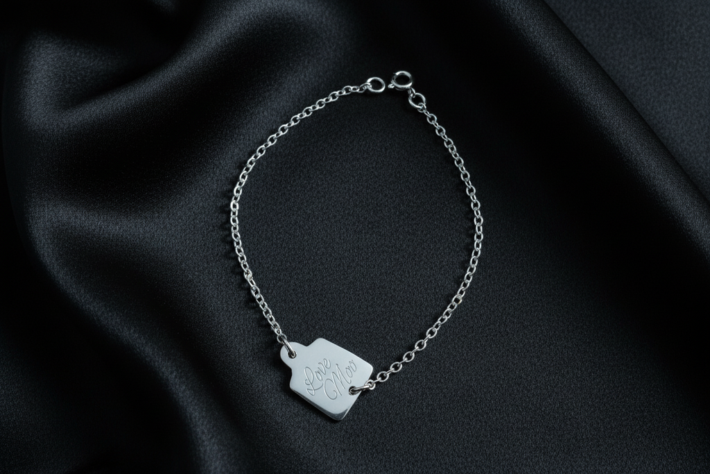Love Moo Cow Tag Bracelet