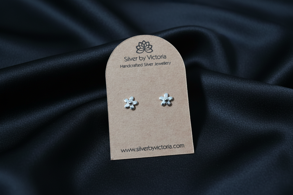 Daisy Screw Back Stud Earrings