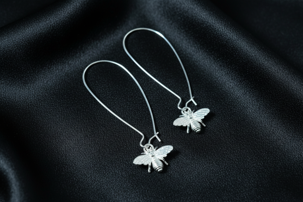 Bee Long Dangle Earrings
