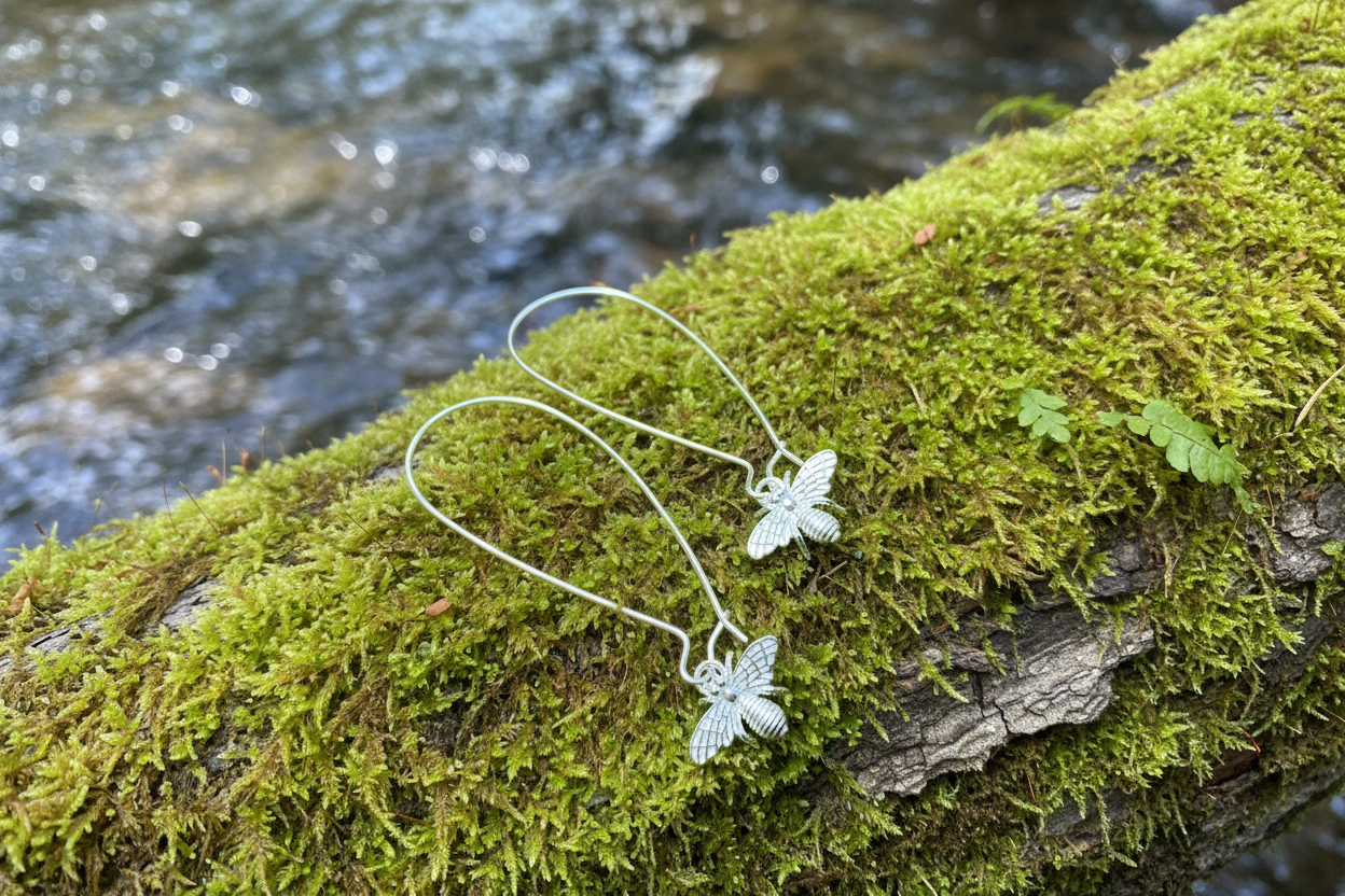 Bee Long Dangle Earrings