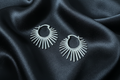 Spiked Hoop Earrings
