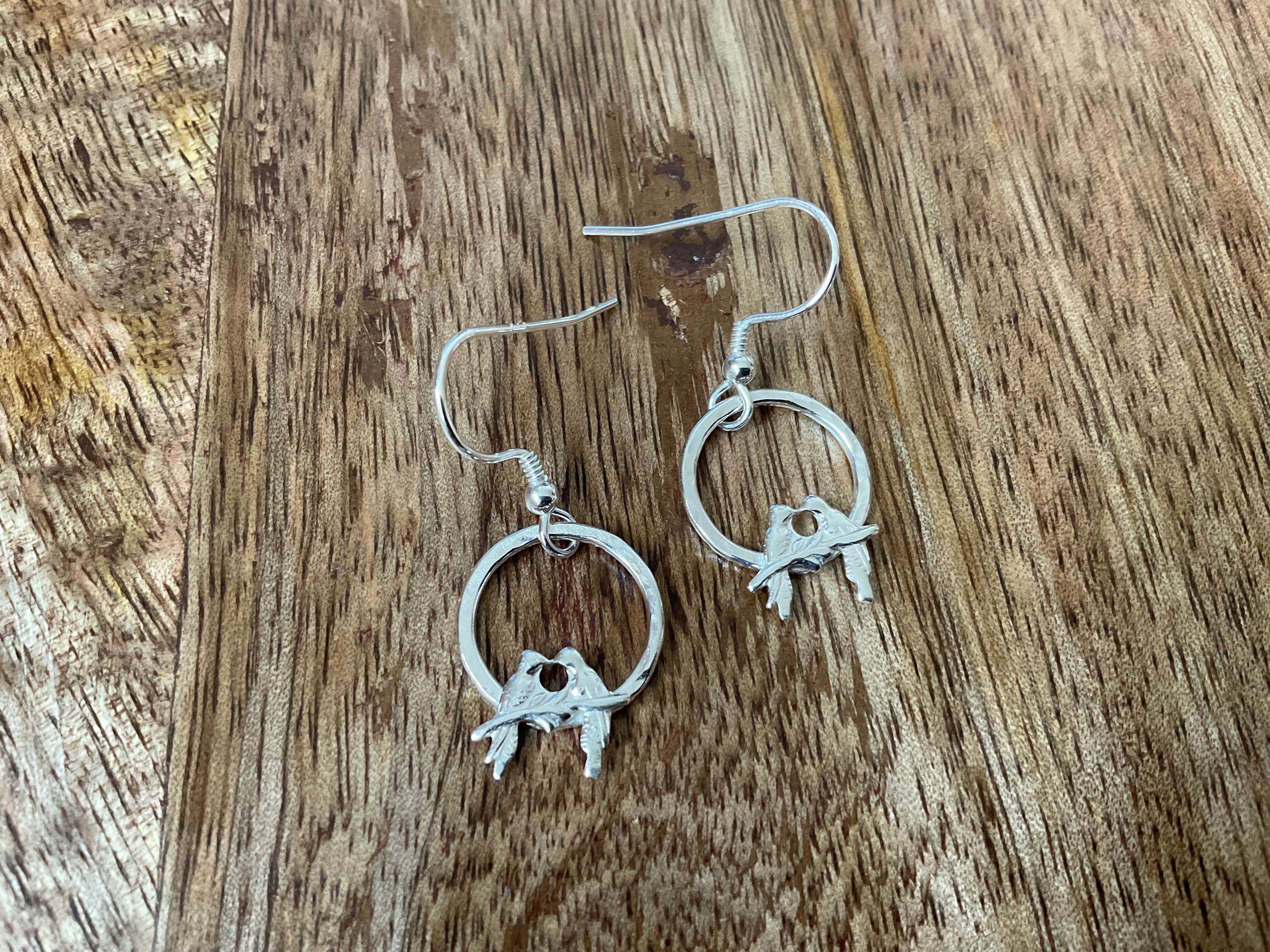 Love Birds Dangle Earrings