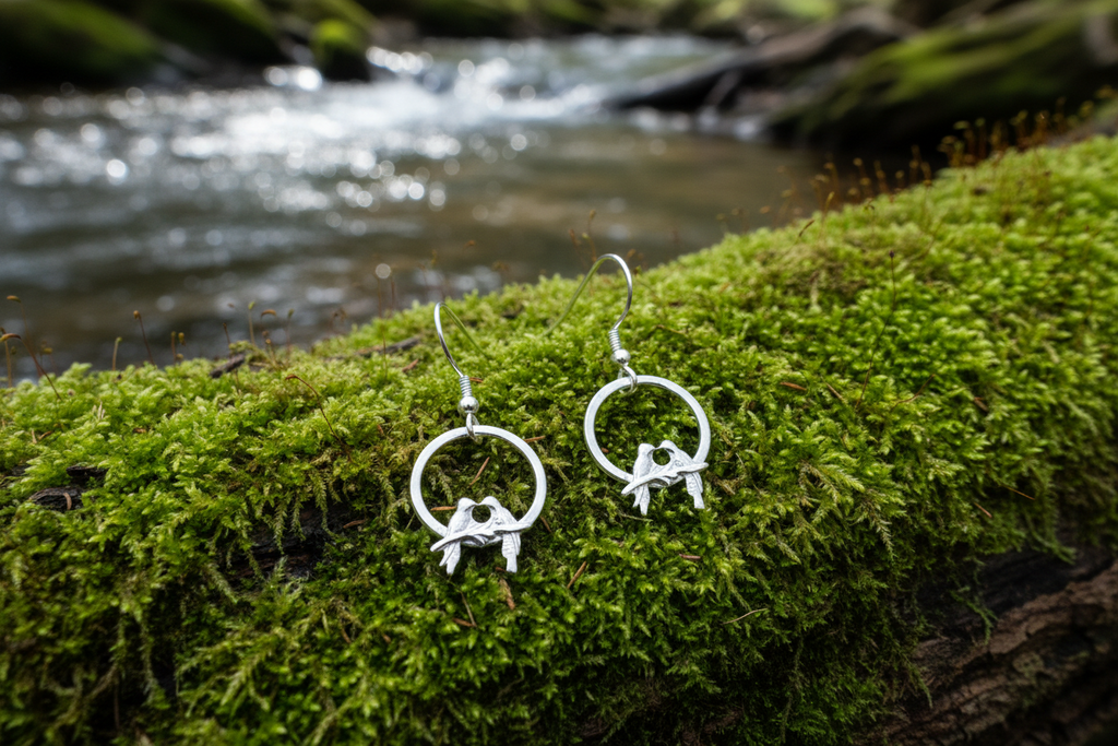 Love Birds Dangle Earrings