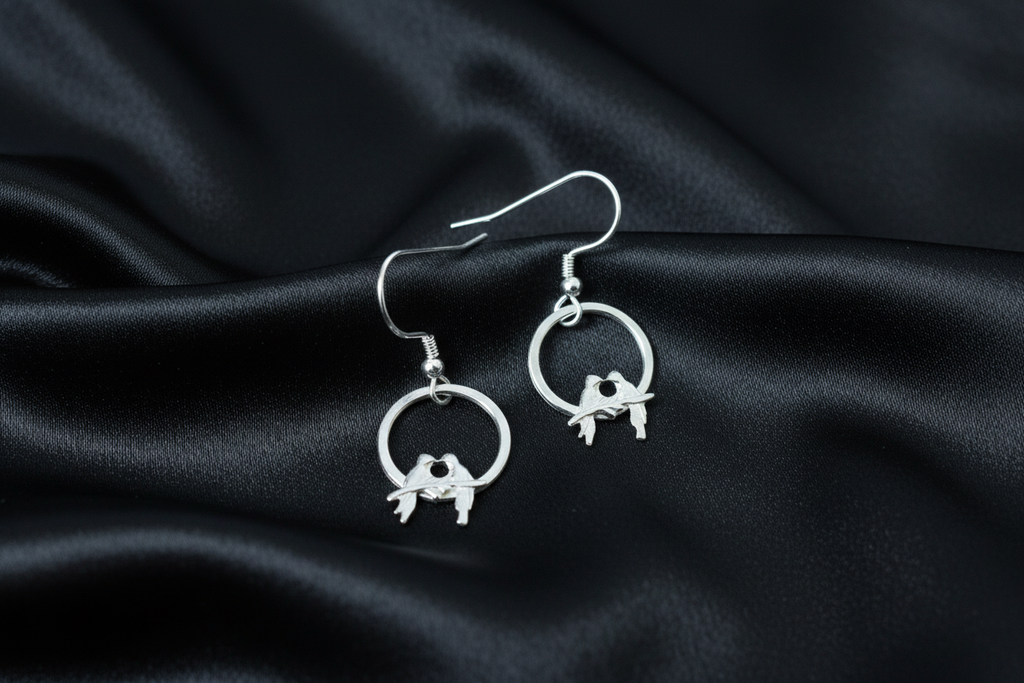 Love Birds Dangle Earrings