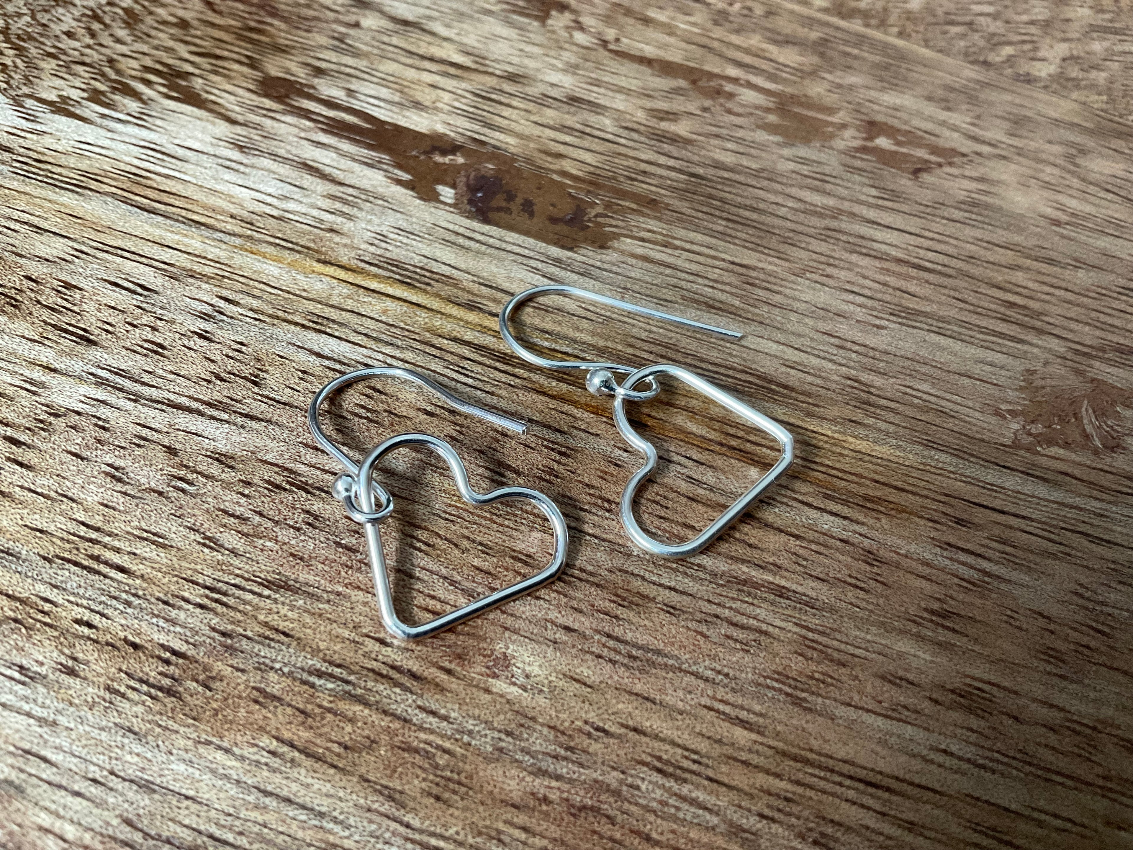 Heart Dangle Earrings
