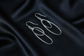 Interlocking Ovals Dangle Earrings