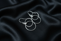 Interlocking Circles Dangle Earrings