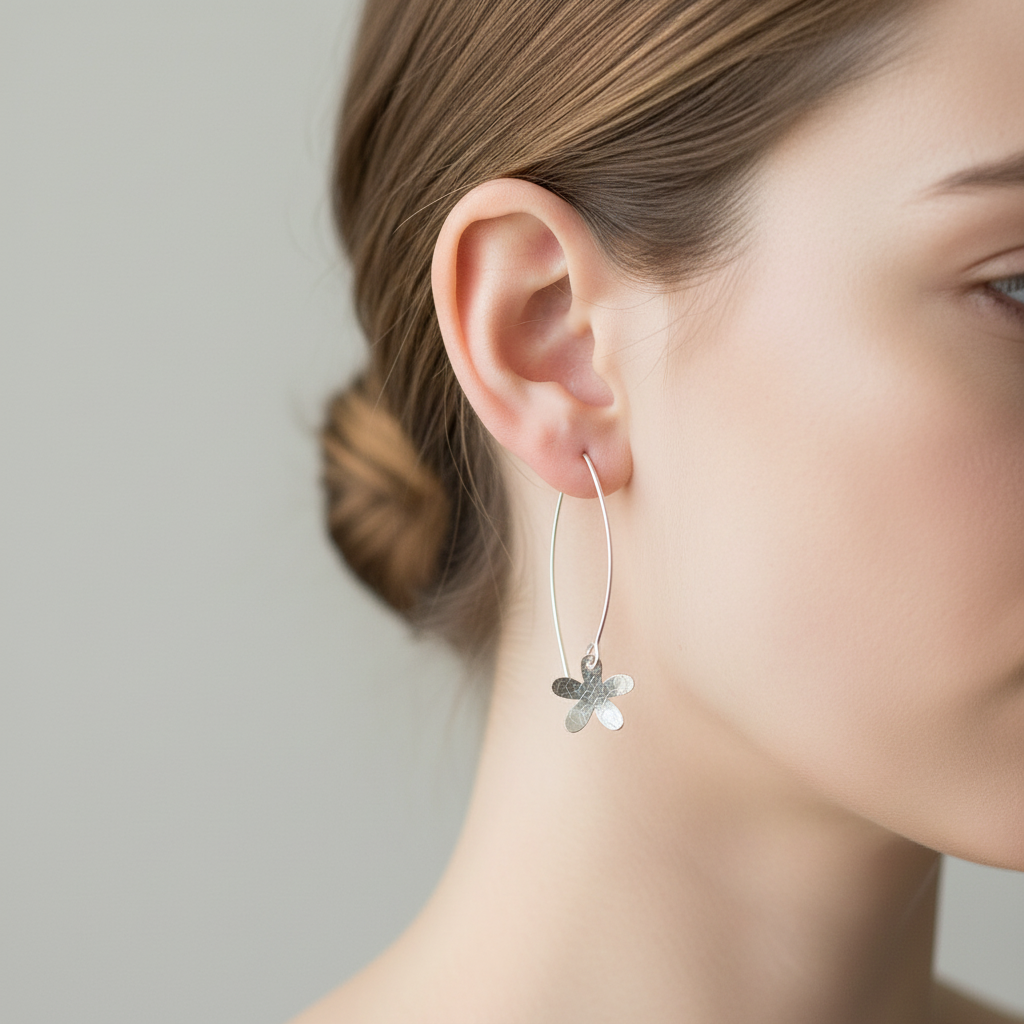 Flower Dangle Earrings