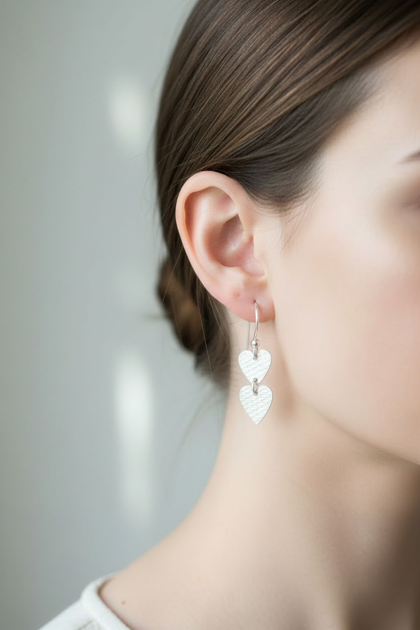 Heart Dangle Earrings