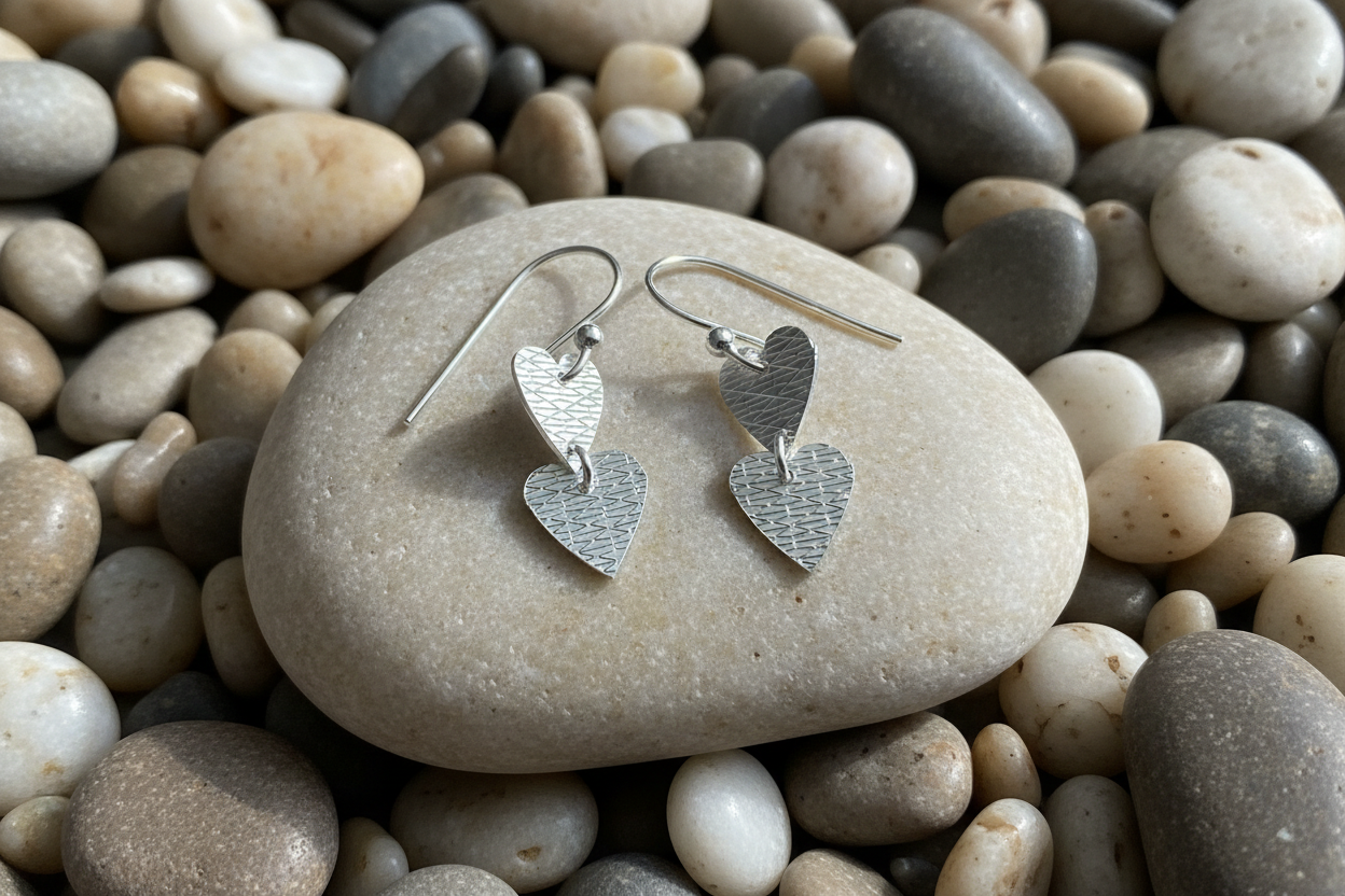 Heart Dangle Earrings