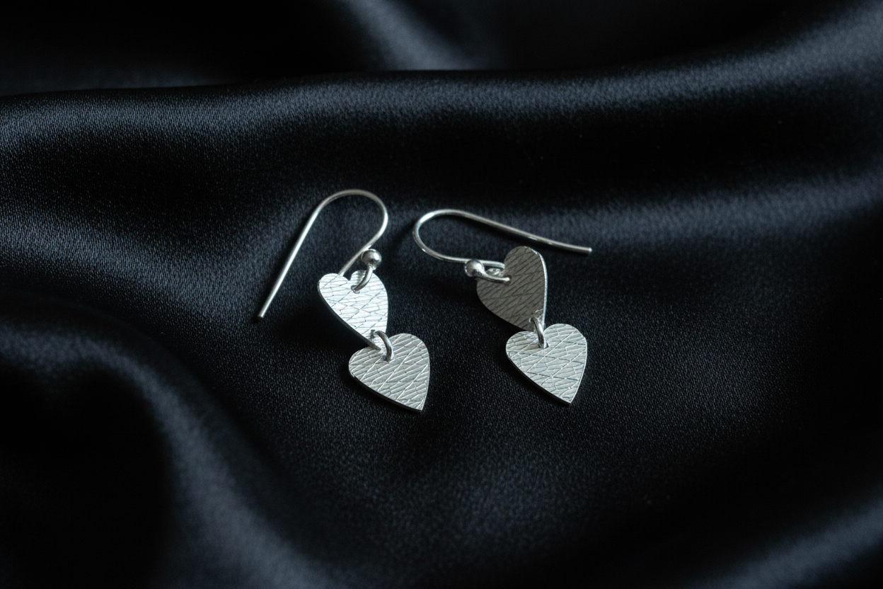Heart Dangle Earrings