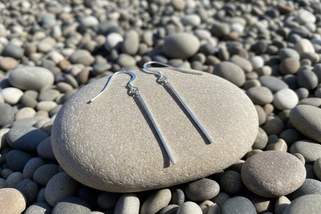 Long Bar Dangle Earrings