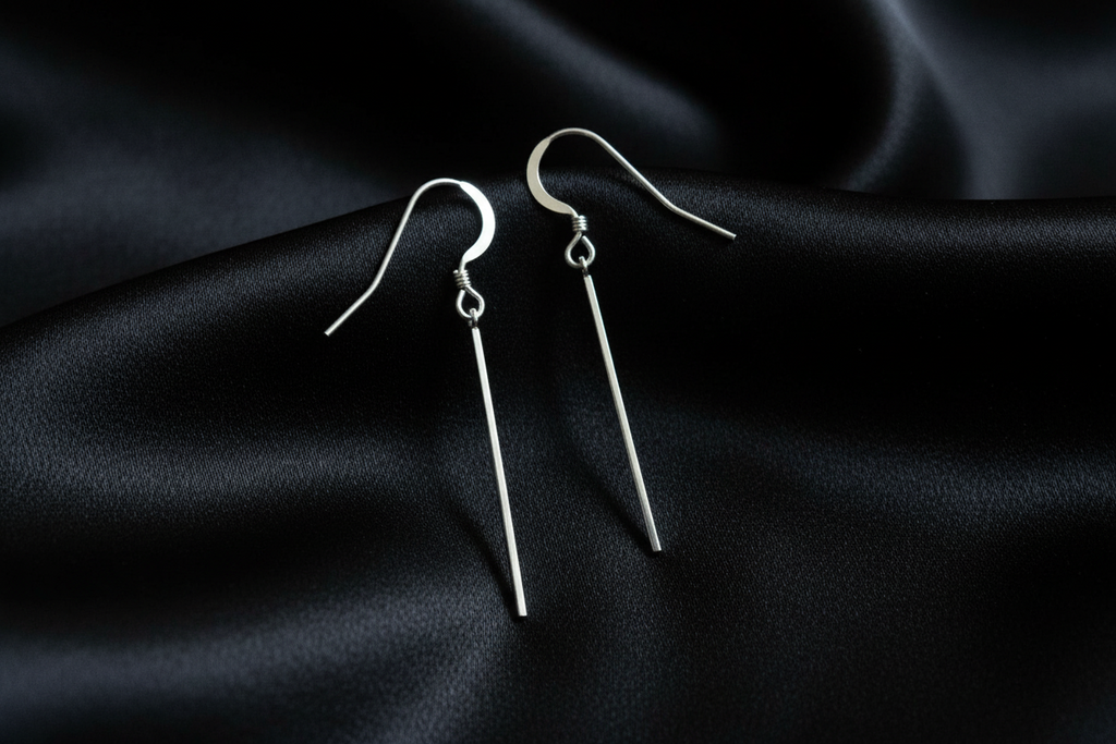 Long Bar Dangle Earrings
