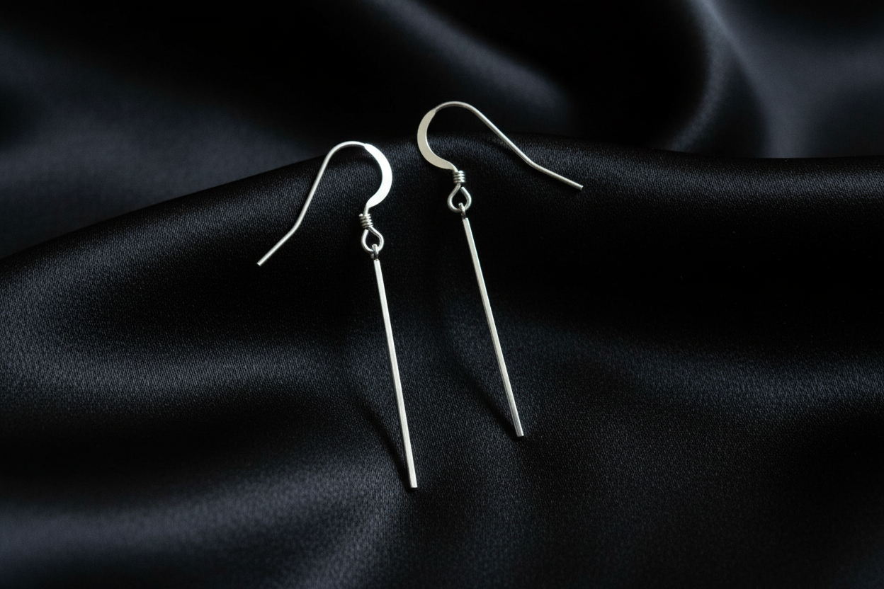 Long Bar Dangle Earrings