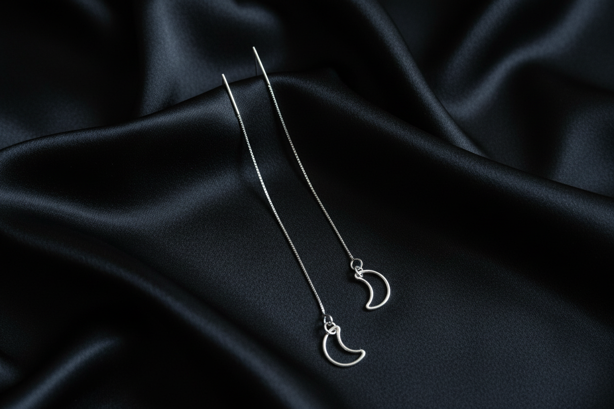 Moon Threader Earrings