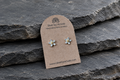 Five Petal Flower Stud Earrings