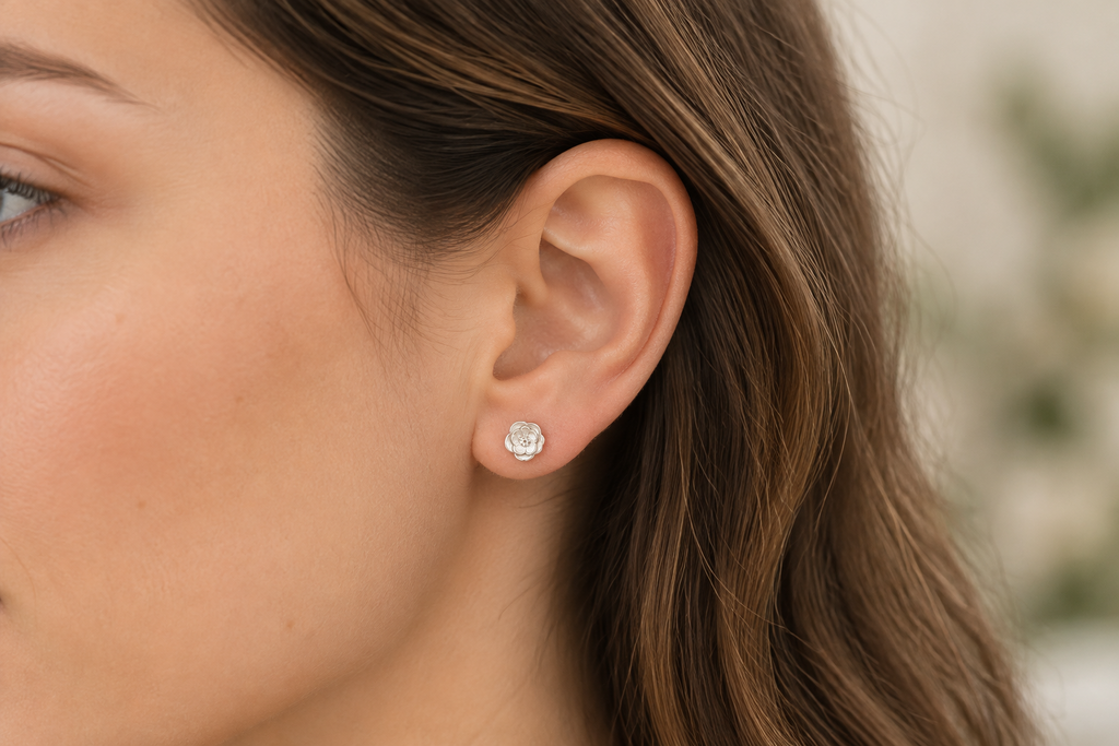 Daisy Flower Stud Earrings