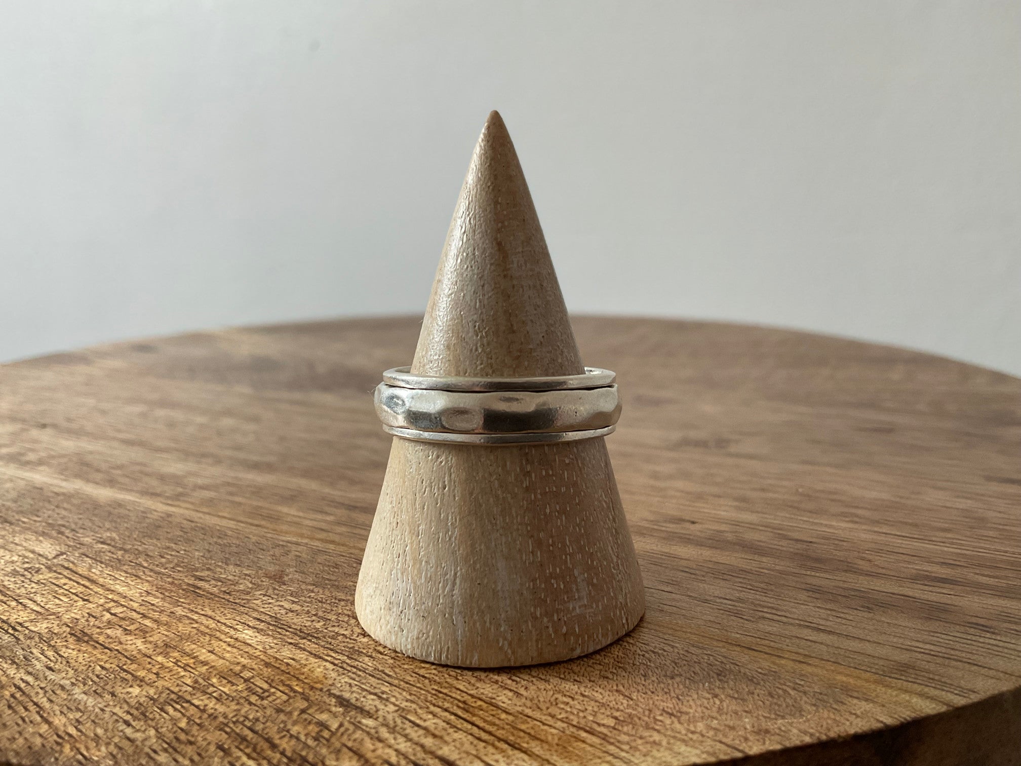 Hammerd Silver Spinner Ring