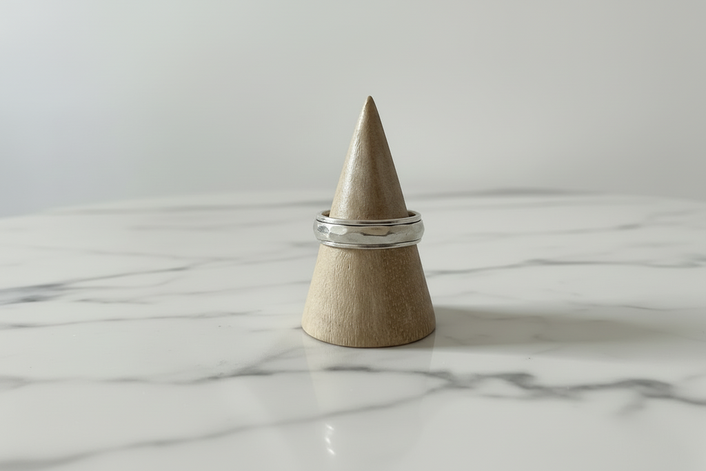 Hammerd Silver Spinner Ring