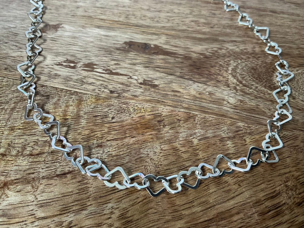 Heart Linked Necklace