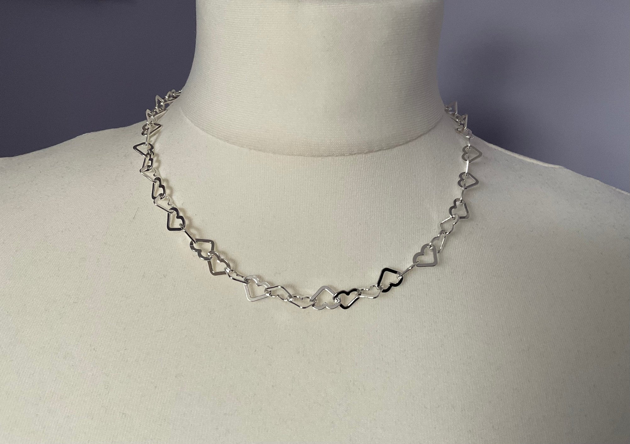 Heart Linked Necklace