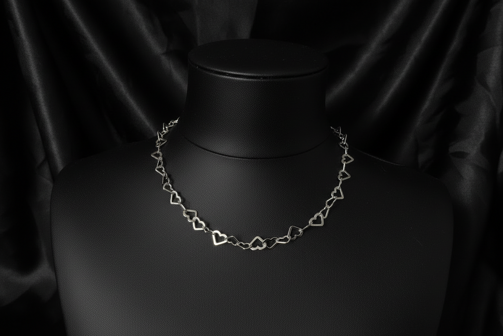 Heart Linked Necklace