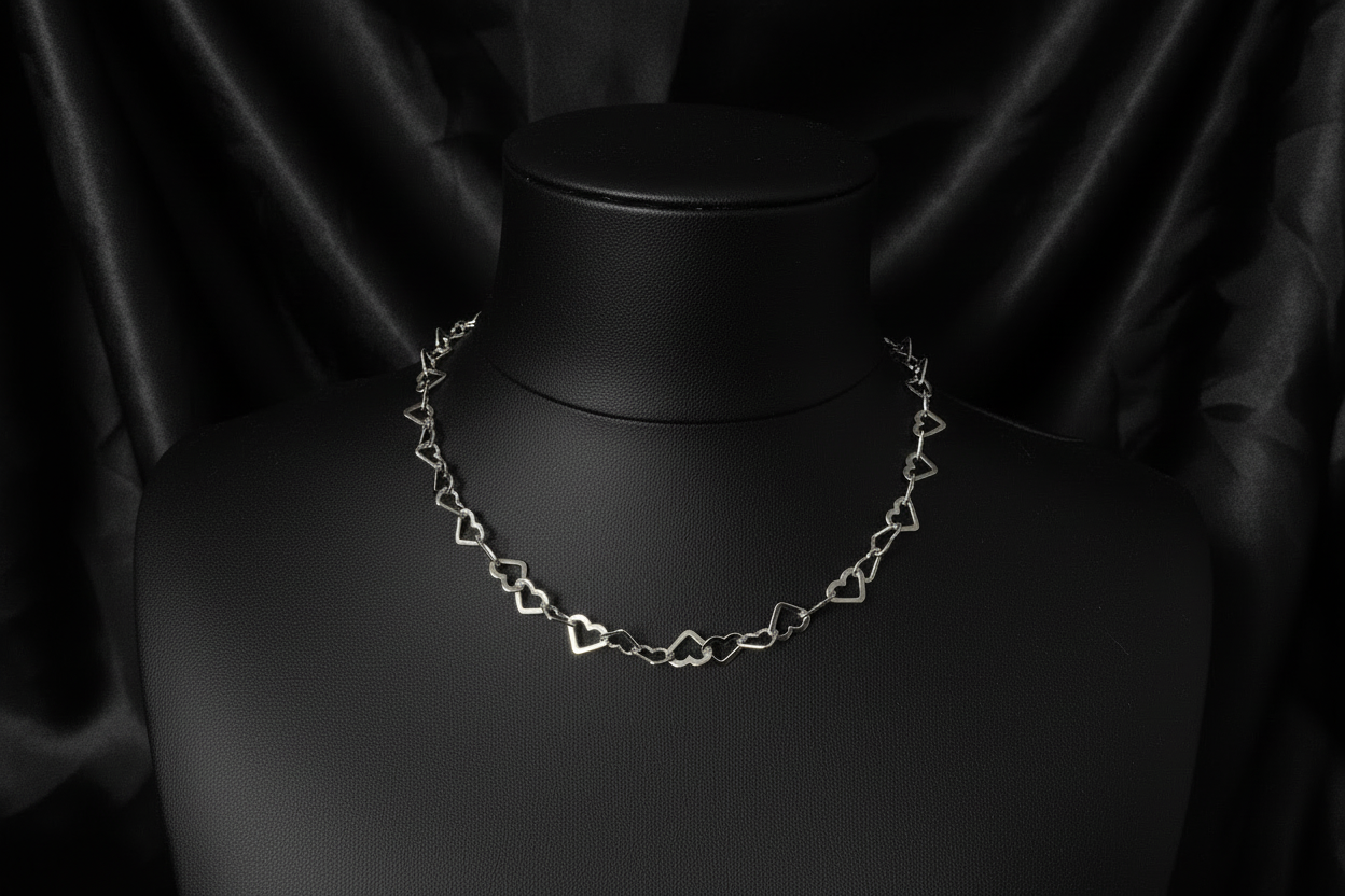 Heart Linked Necklace
