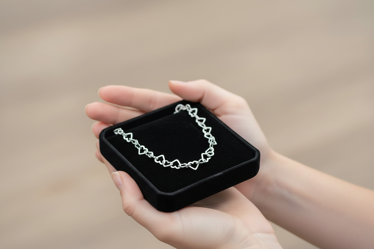 Heart Linked Necklace