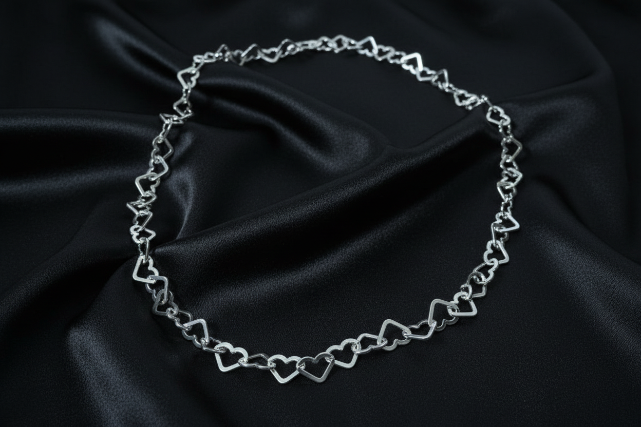Heart Linked Necklace