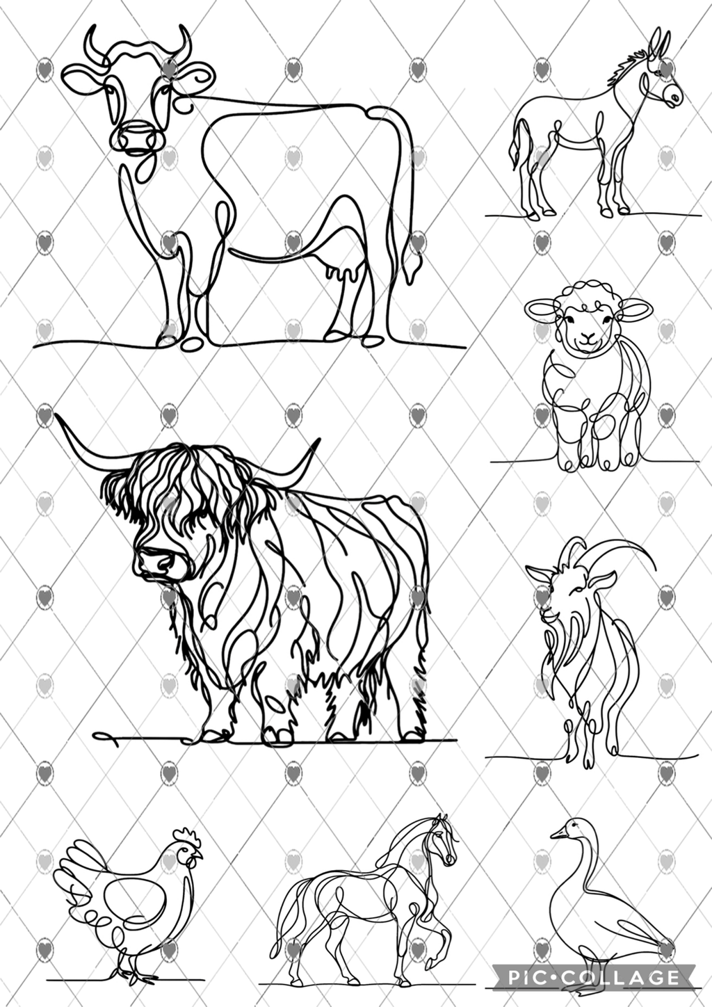 Cow Tag Pendant & Chain