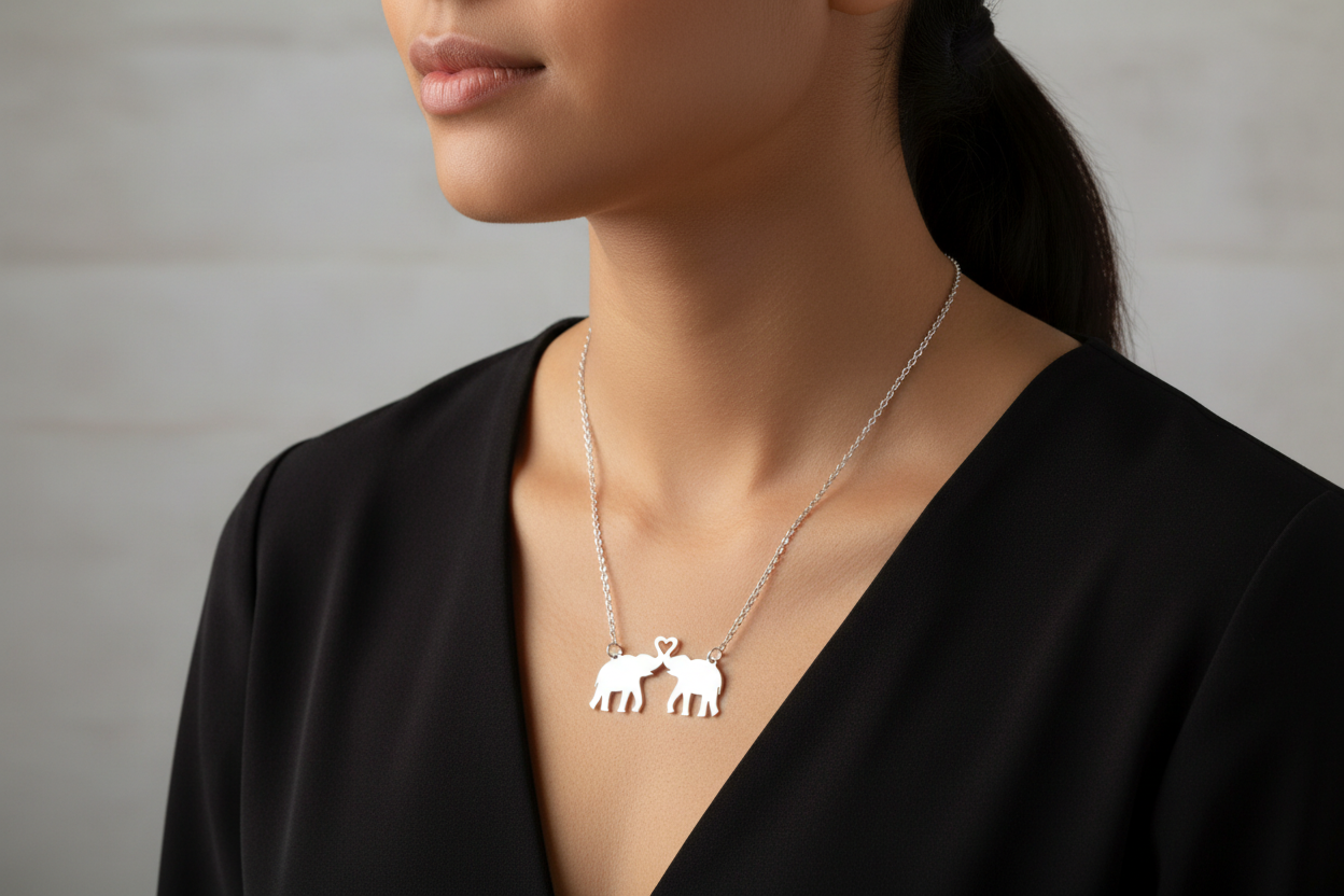 Elephant Love Necklace