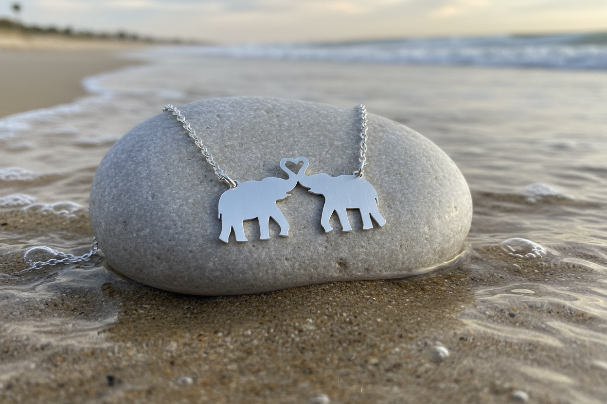 Elephant Love Necklace
