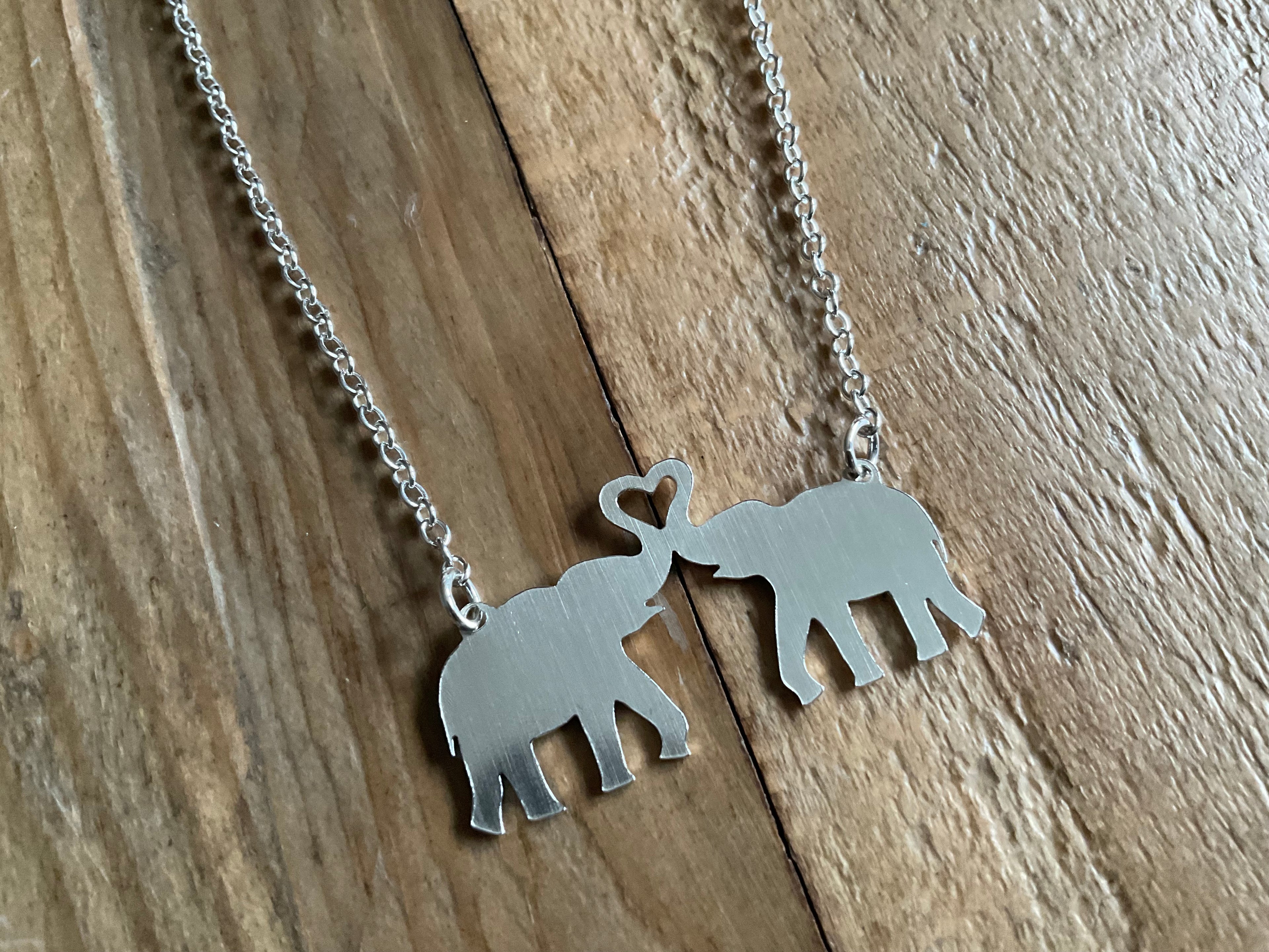 Elephant Love Necklace