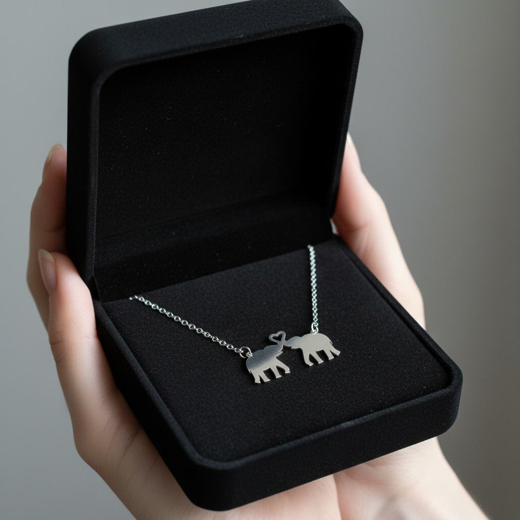 Elephant Love Necklace
