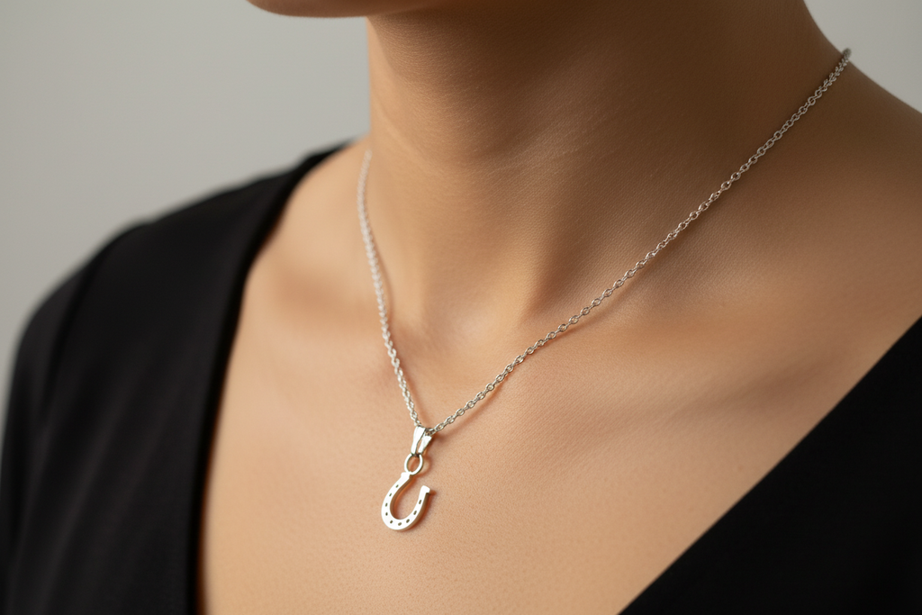 Horseshoe Pendant & Chain