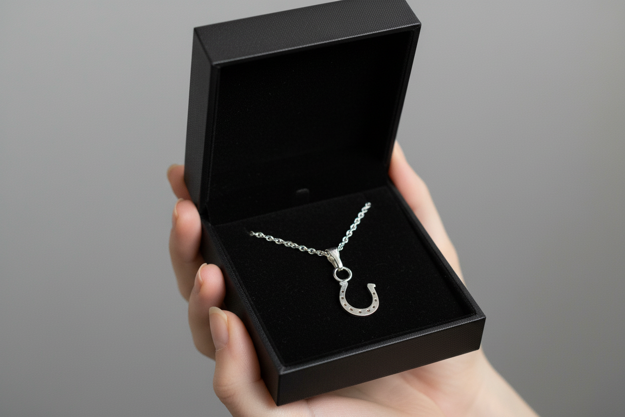 Horseshoe Pendant & Chain